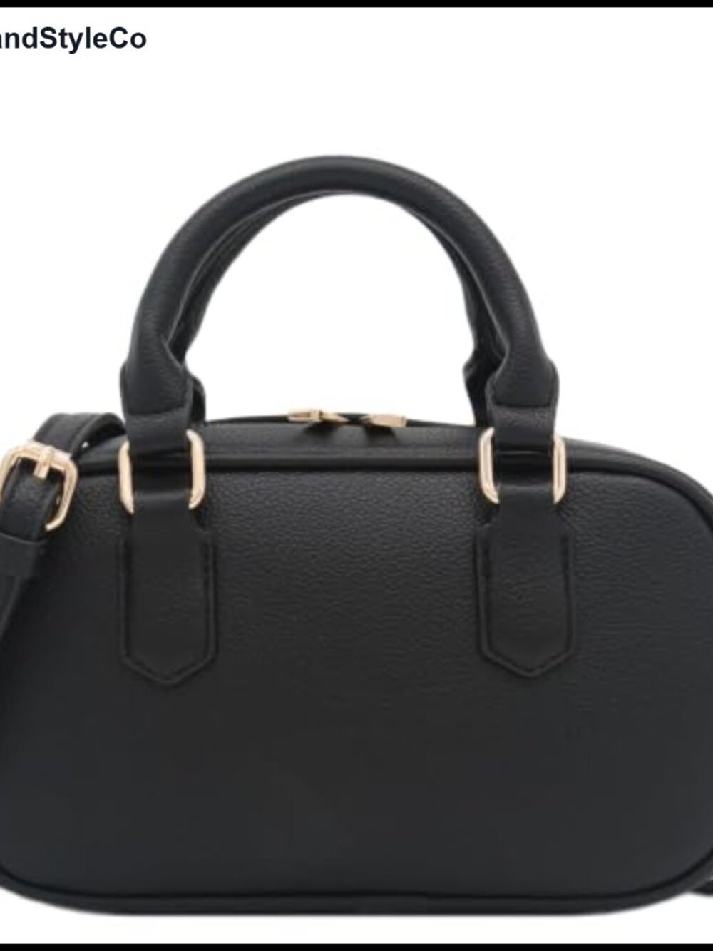 Mini PU Leather Satchel Purse Top Handle Crossbody Bag